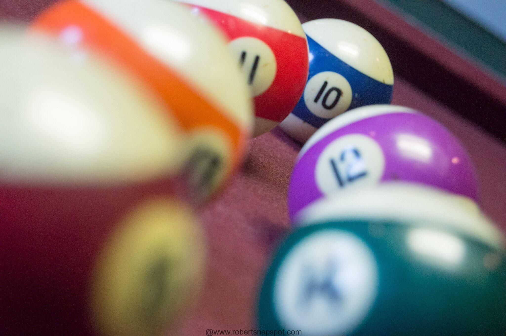 No Trouble, Just a Friendly Game of Pool