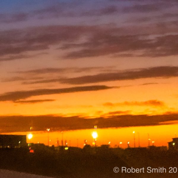 Sunrise and Catching a Plane Home