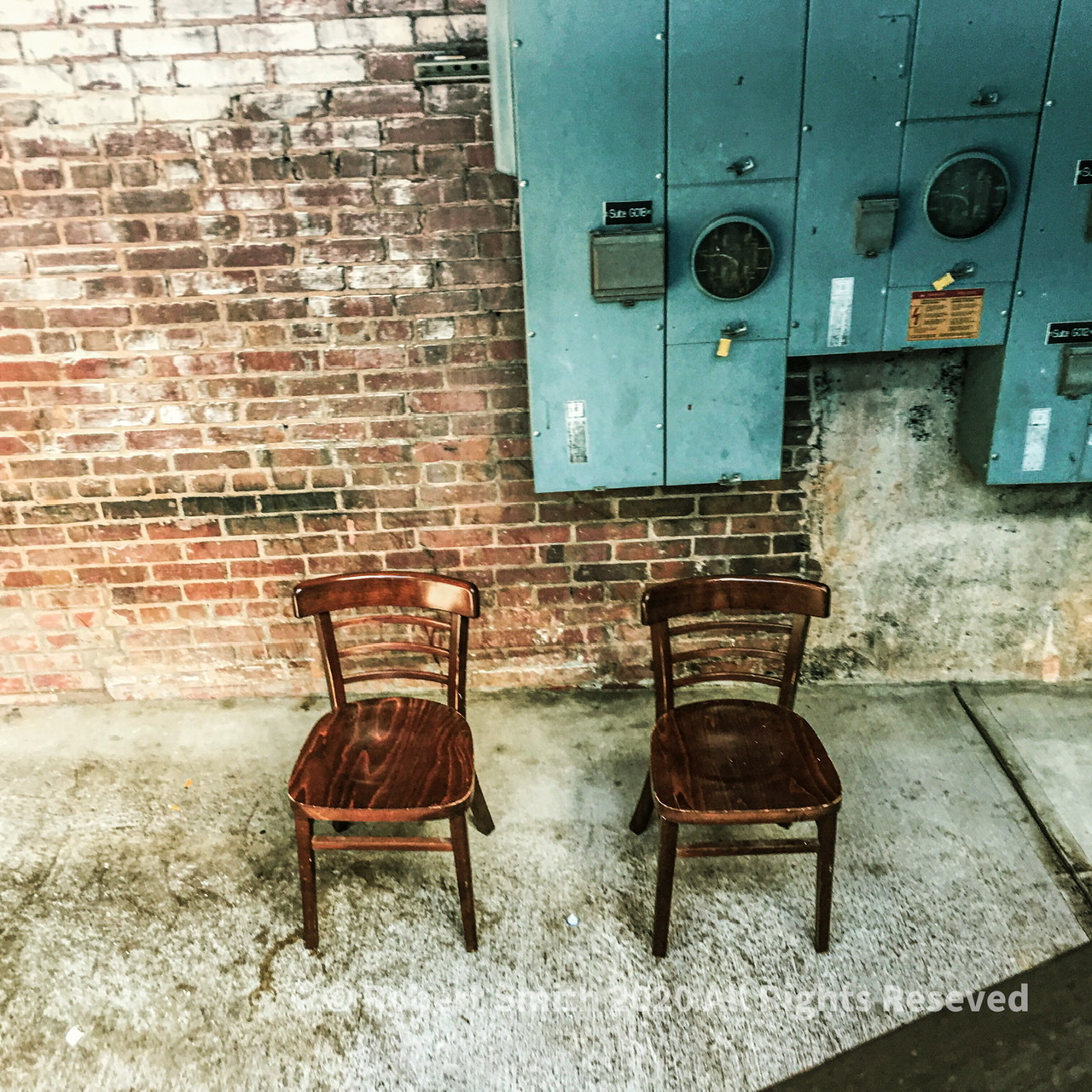 Pull up a Seat: Brick, Two and Electric Blue