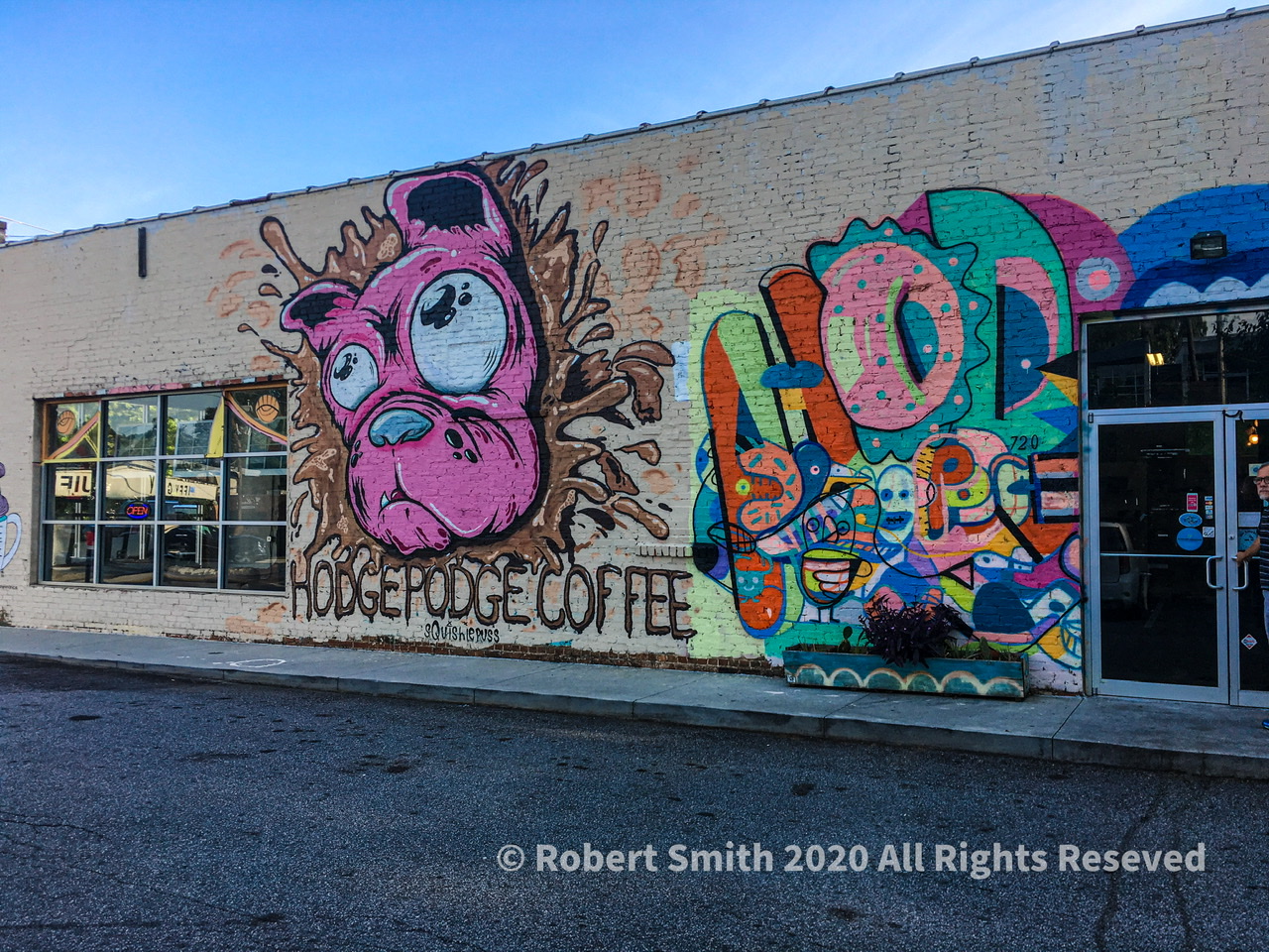 The Writing is on the Wall: Graffiti Series 18 Hodge Podge Coffee Wall