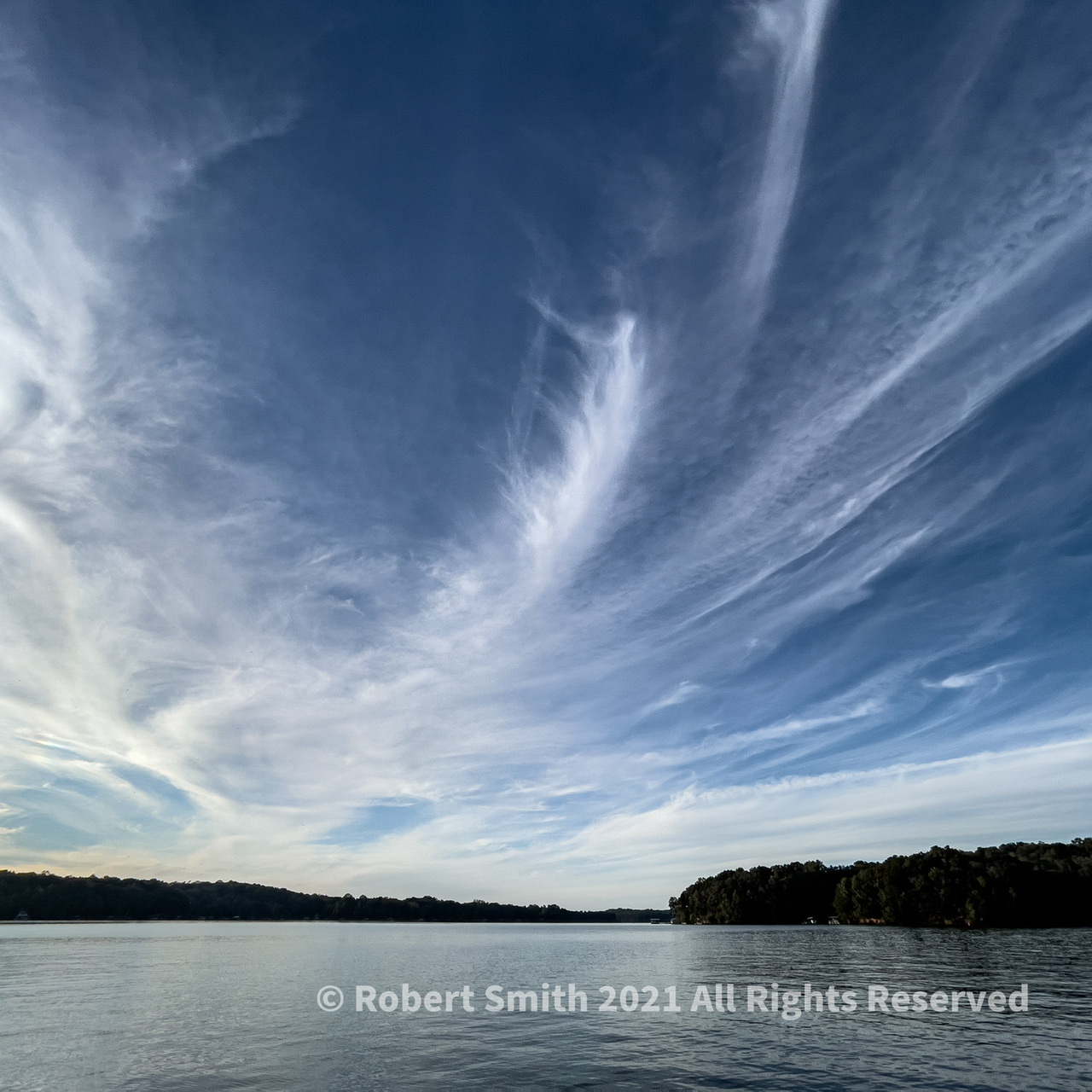 Sky over Lake Hartwell