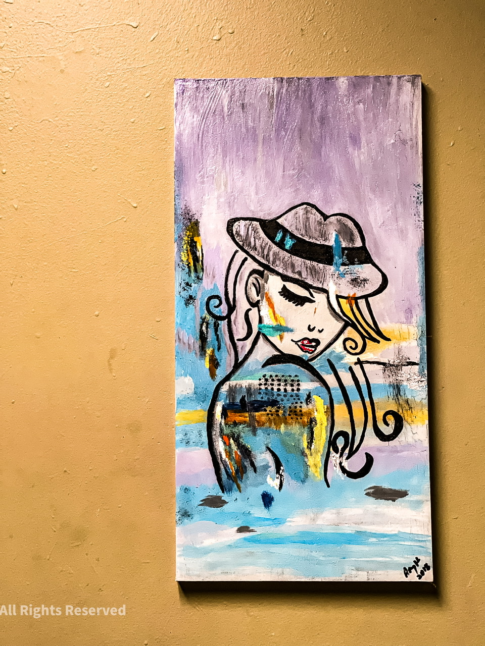 Bathroom Art: Pizza and Art