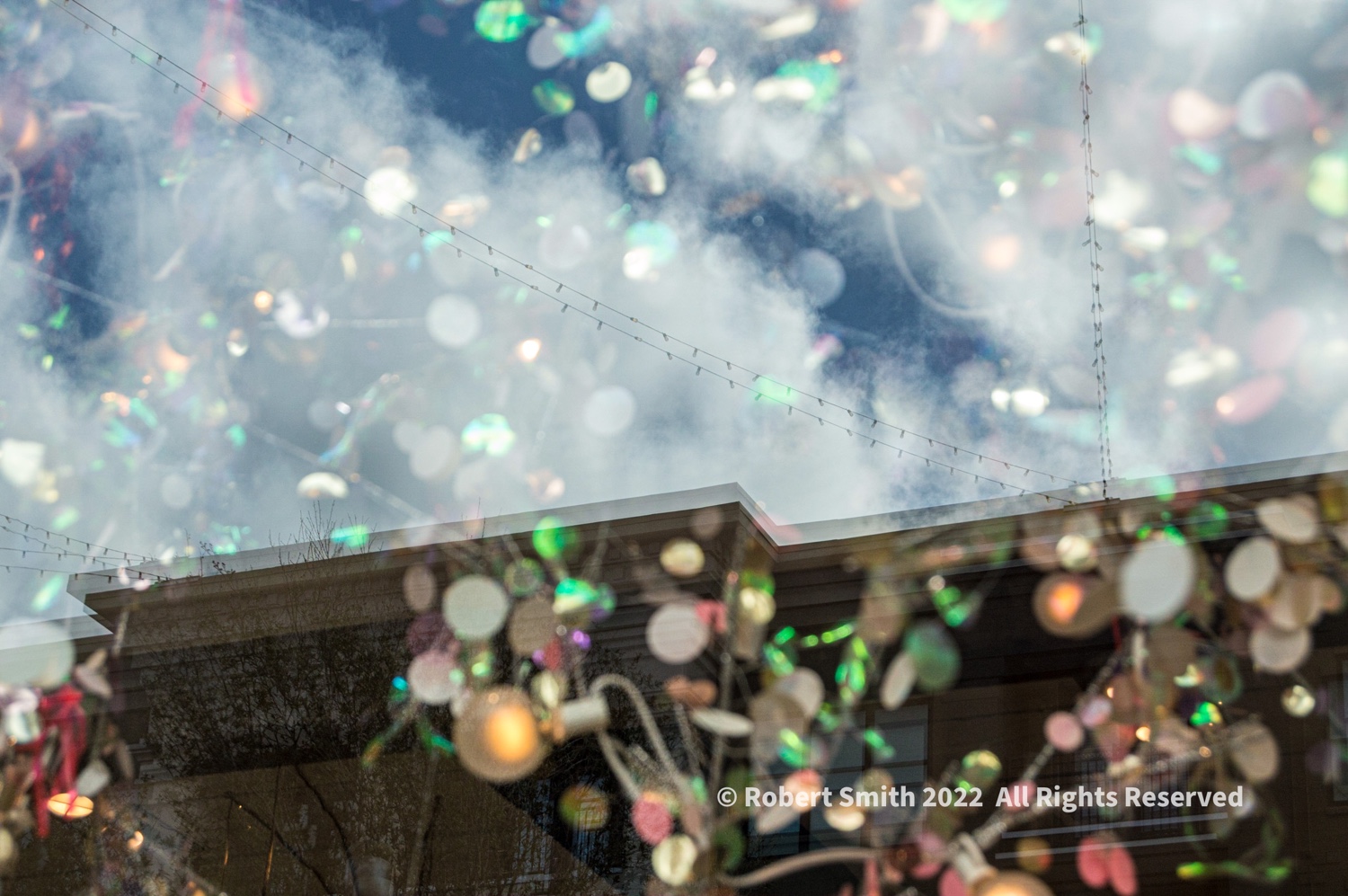 Window Reflection Bokeh