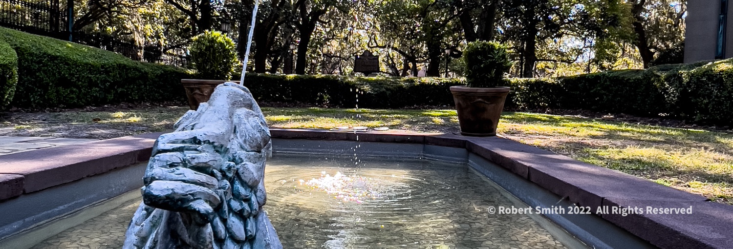 Fish Fountain at the Green Meldrim House