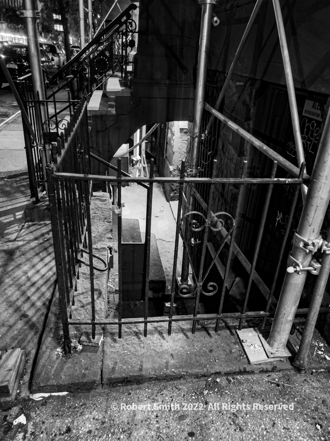 NYC at Night Monochrome #1