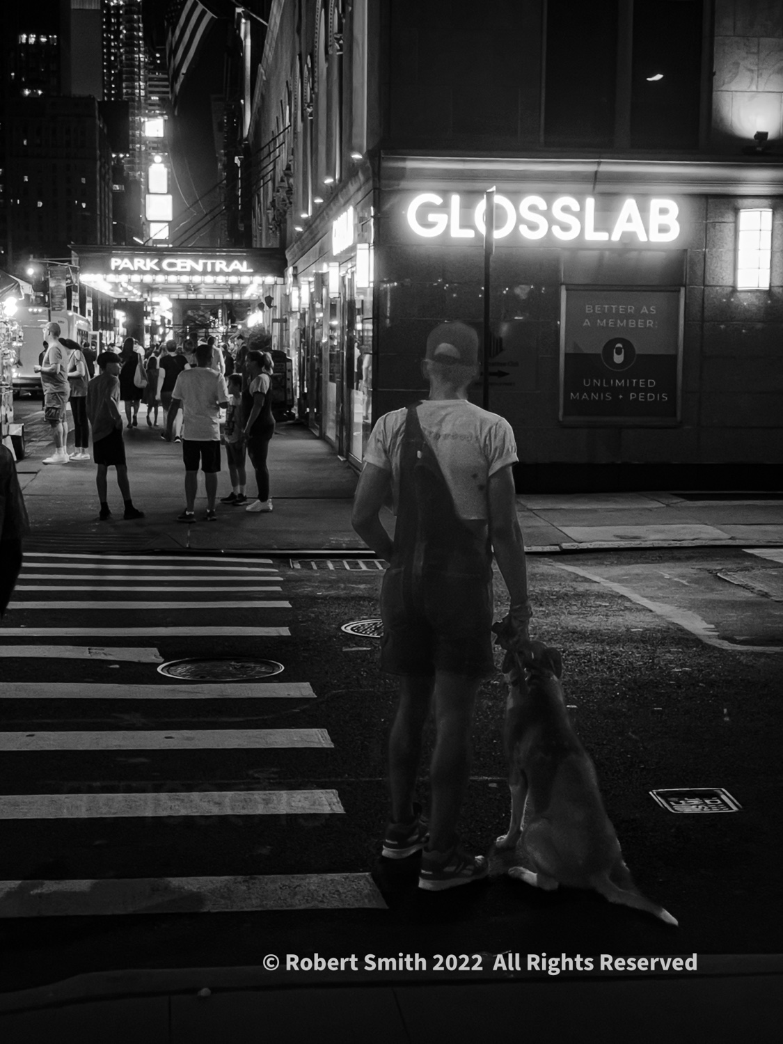 NYC at Night Monochrome #2