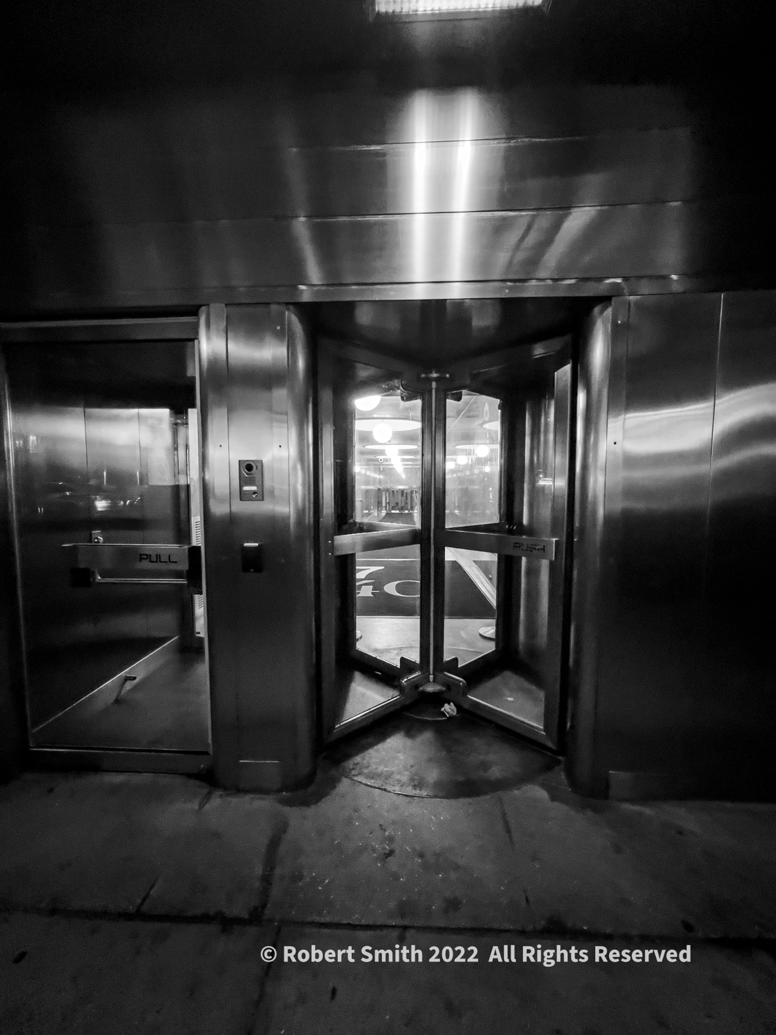 NYC at Night Monochrome #3
