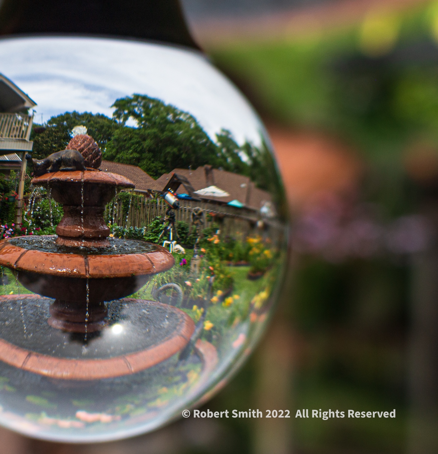 Fountains of Savannah: Lens Ball and Garden Fountain