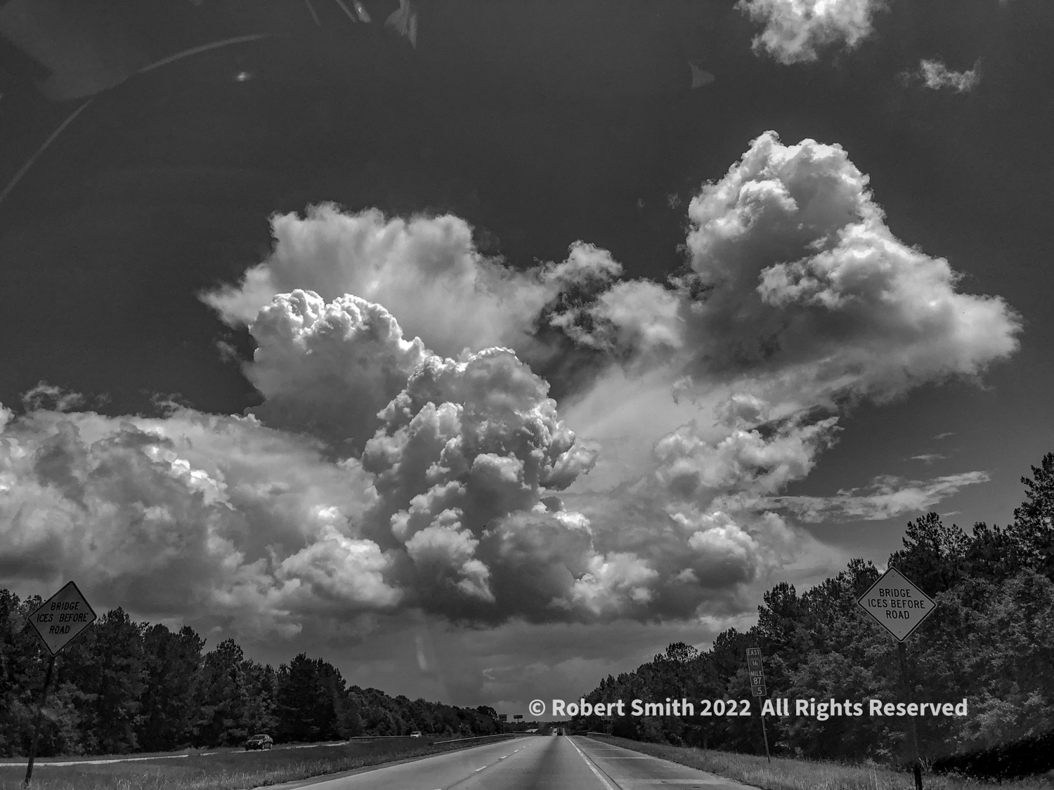 Mountains above the Highway
