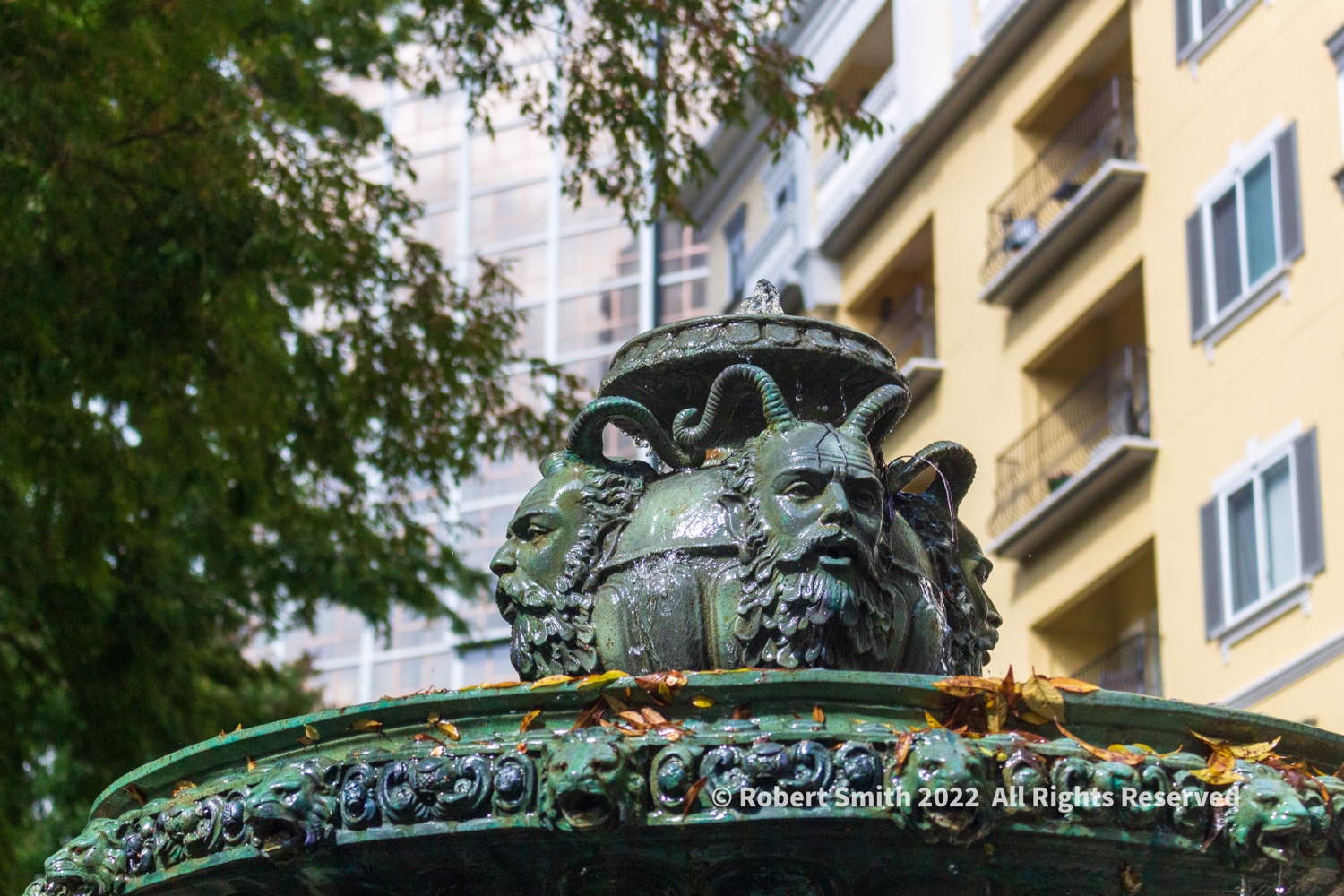 Faces on a Fountain