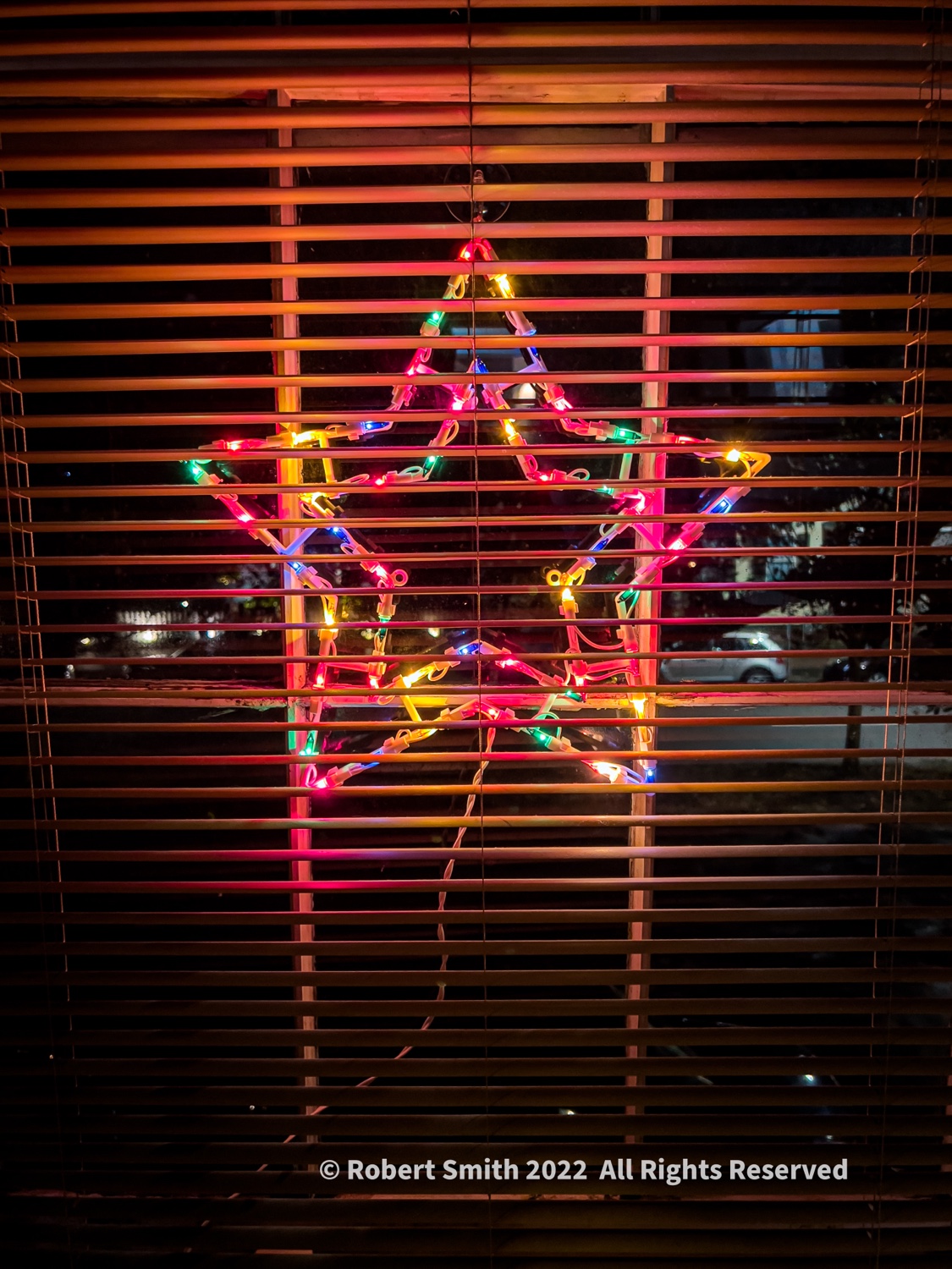 Christmas Star in Window