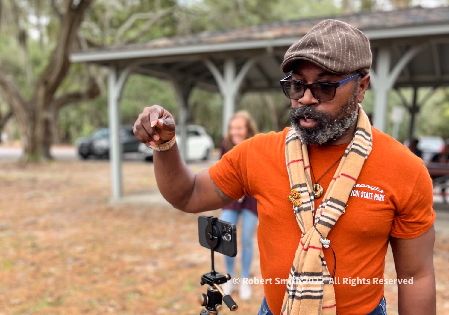 Portraits of Me – Photoblogger, Setting Up the Shot
