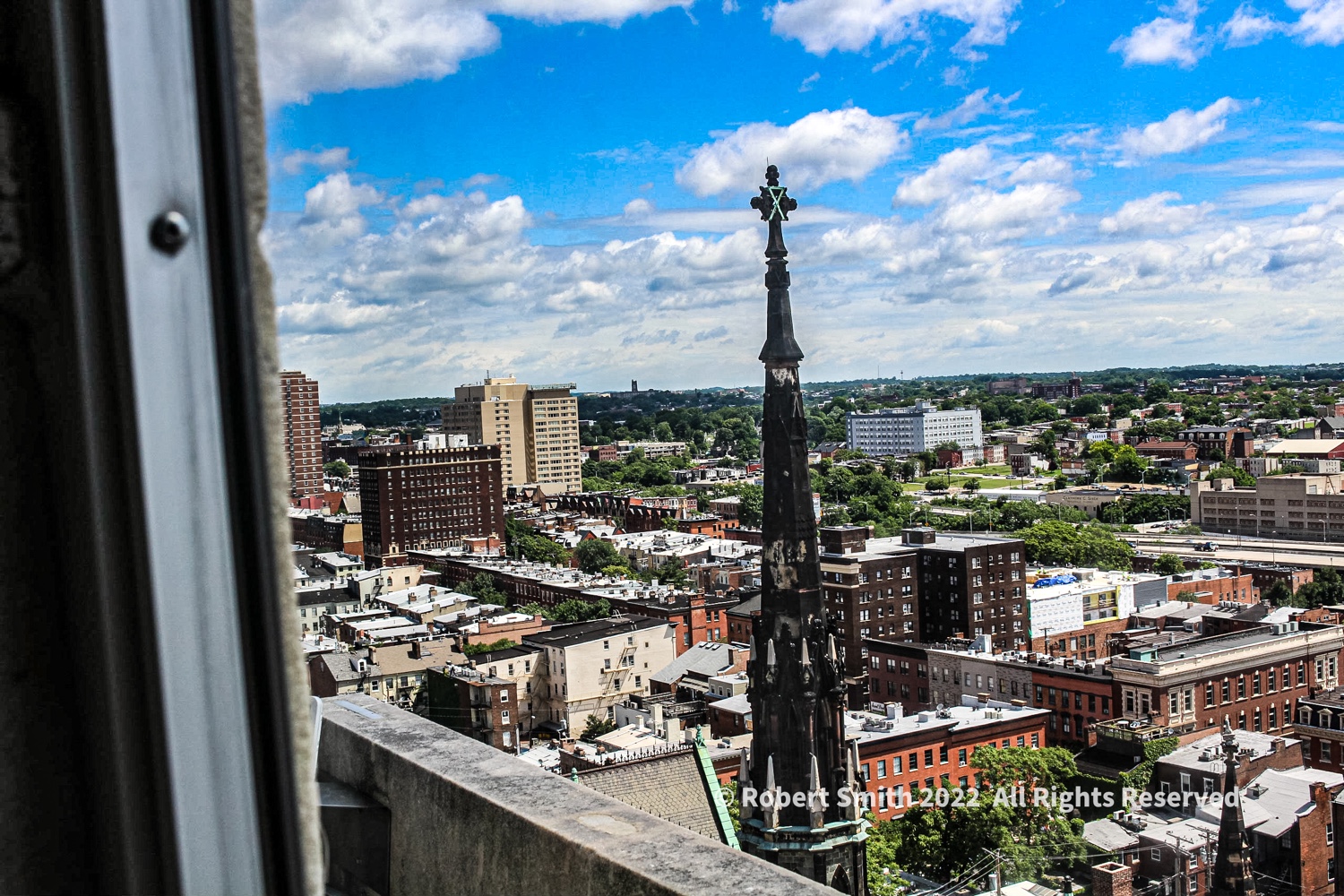 Silent Sunday: Church Spire overlooks City