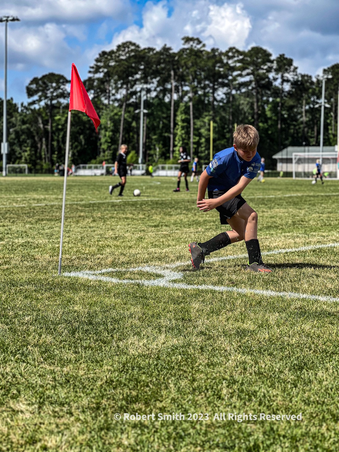 Saturday Sideline at the Soccer Field