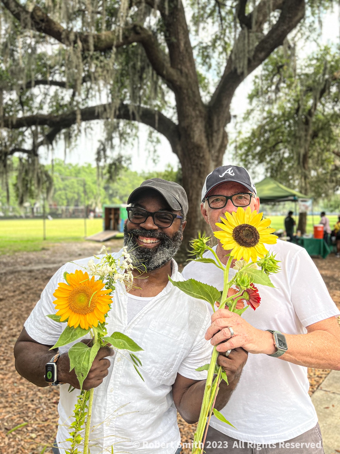 Flowers at the Forsyth Farmers Market