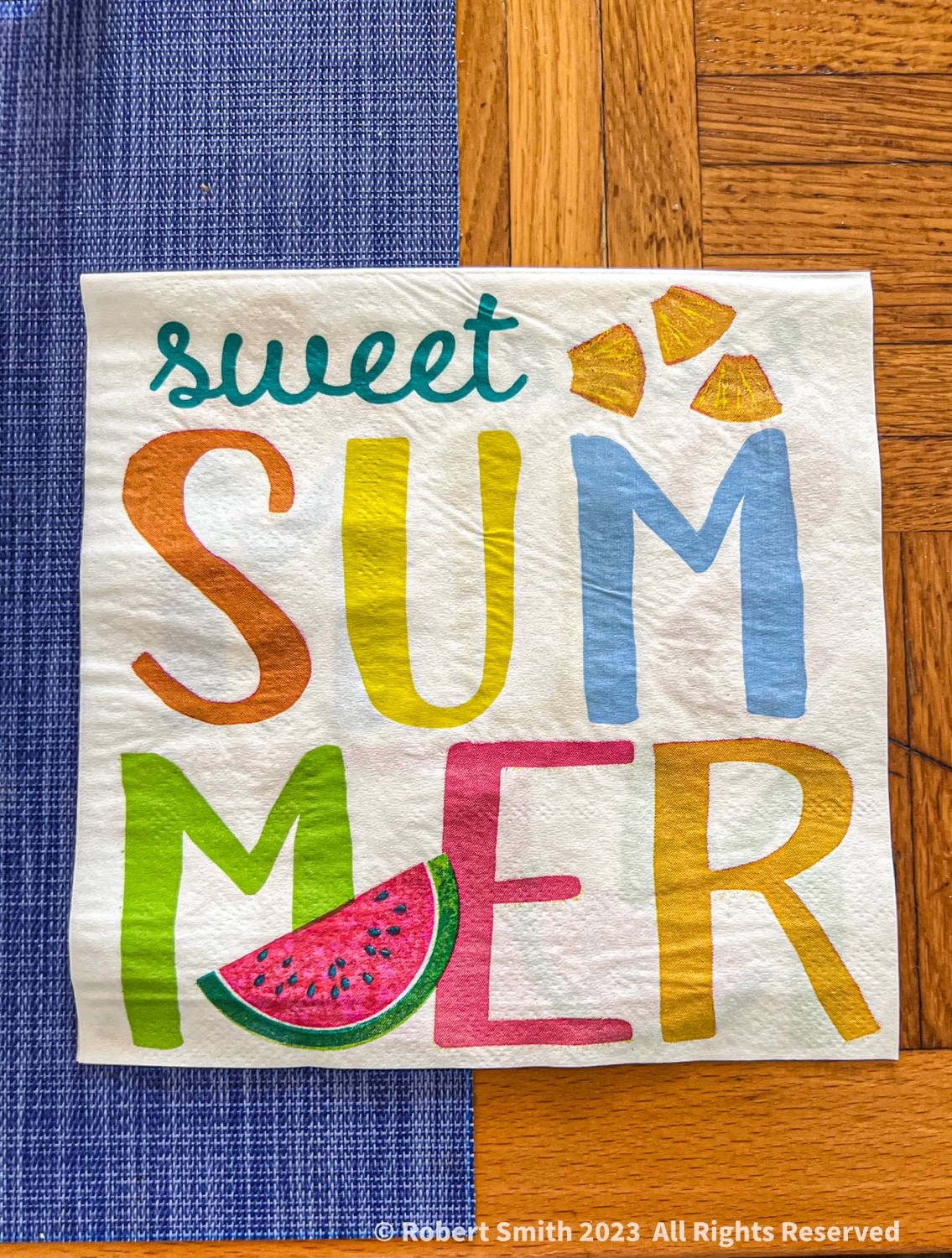 Photography: Neal’s Napkin Love #10