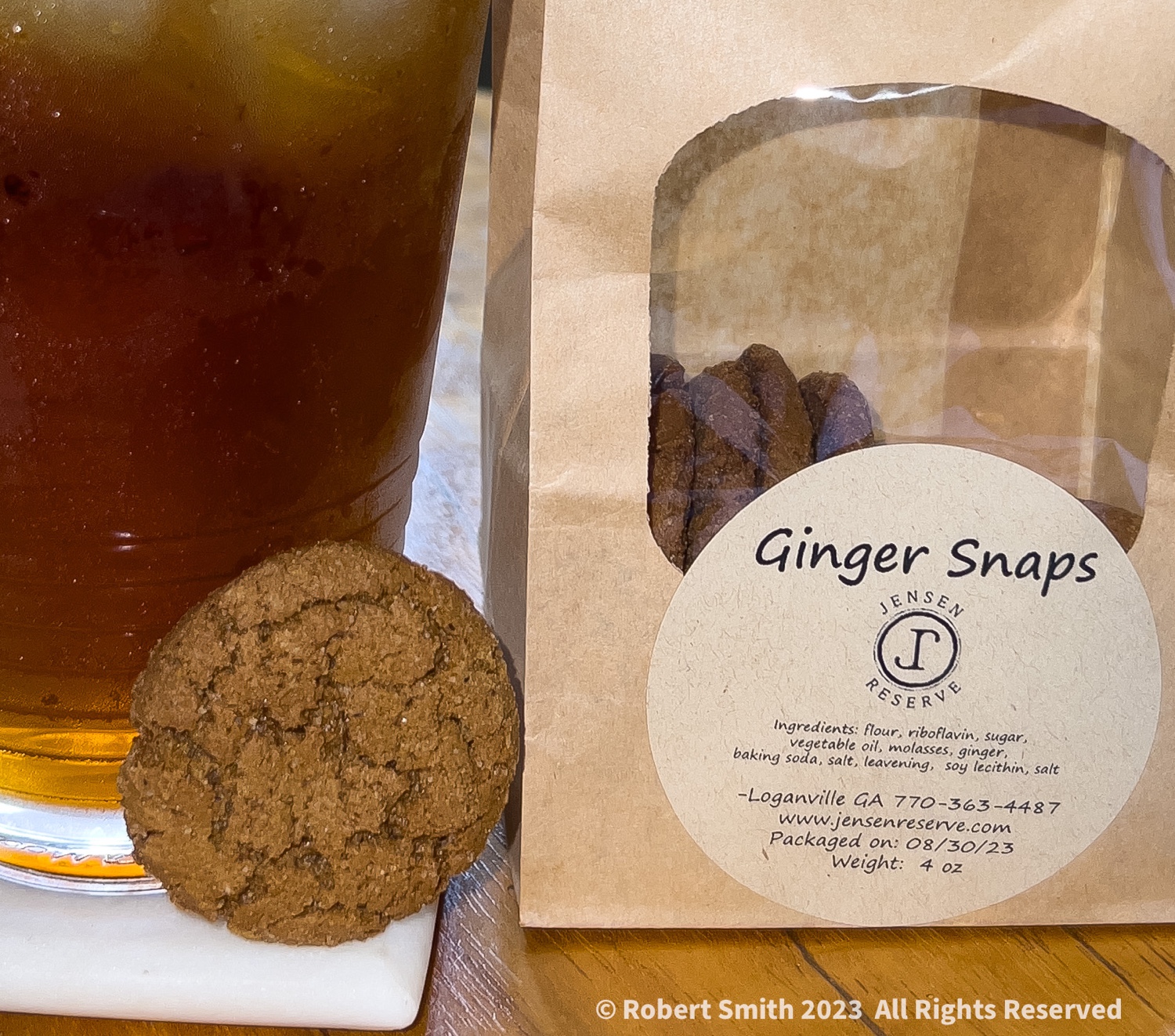 Silent Sunday: Ginger Snaps and Sweet Tea on the Patio