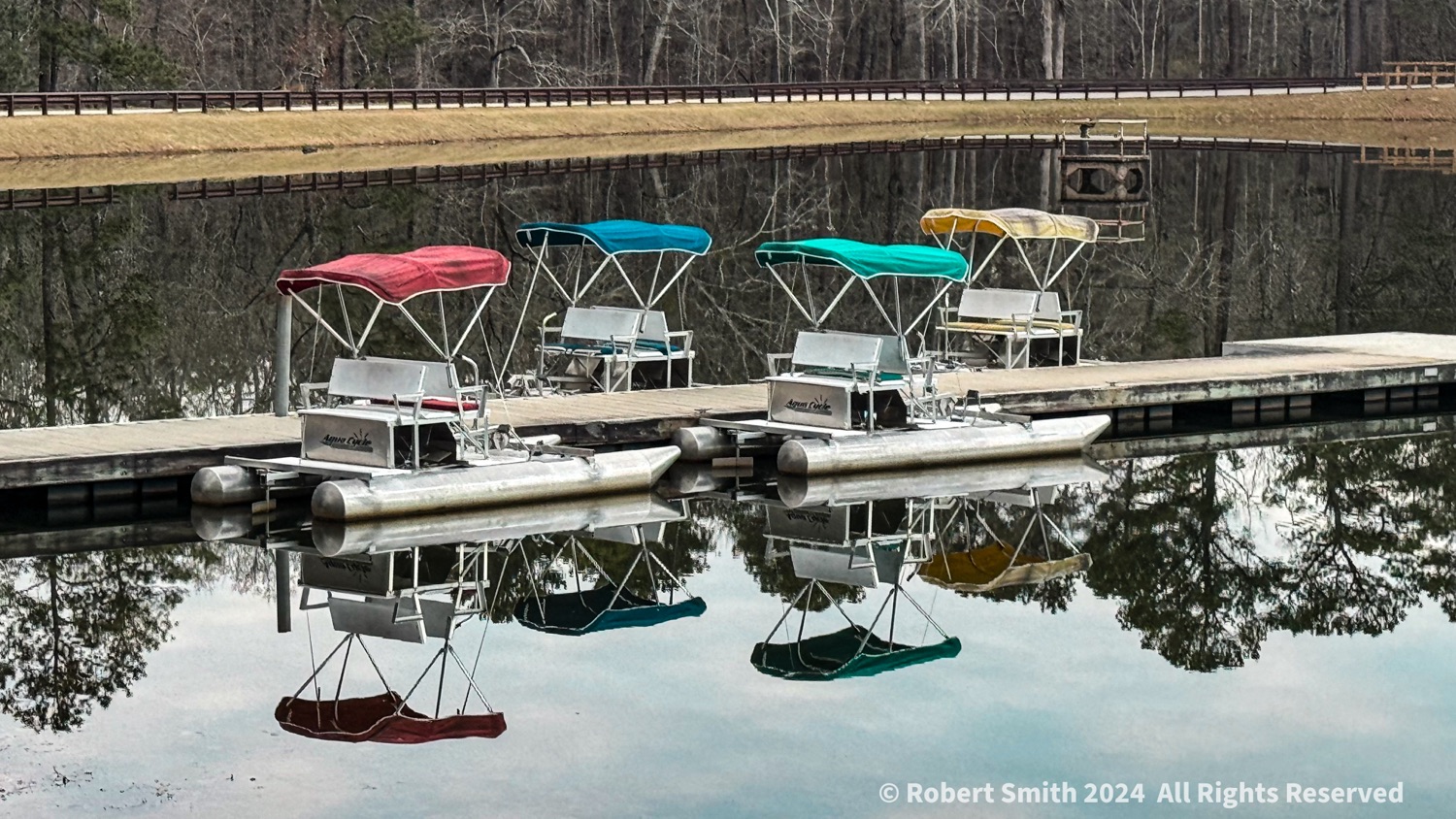 Wordless Wednesday: Four or Eight on Lake Delanore