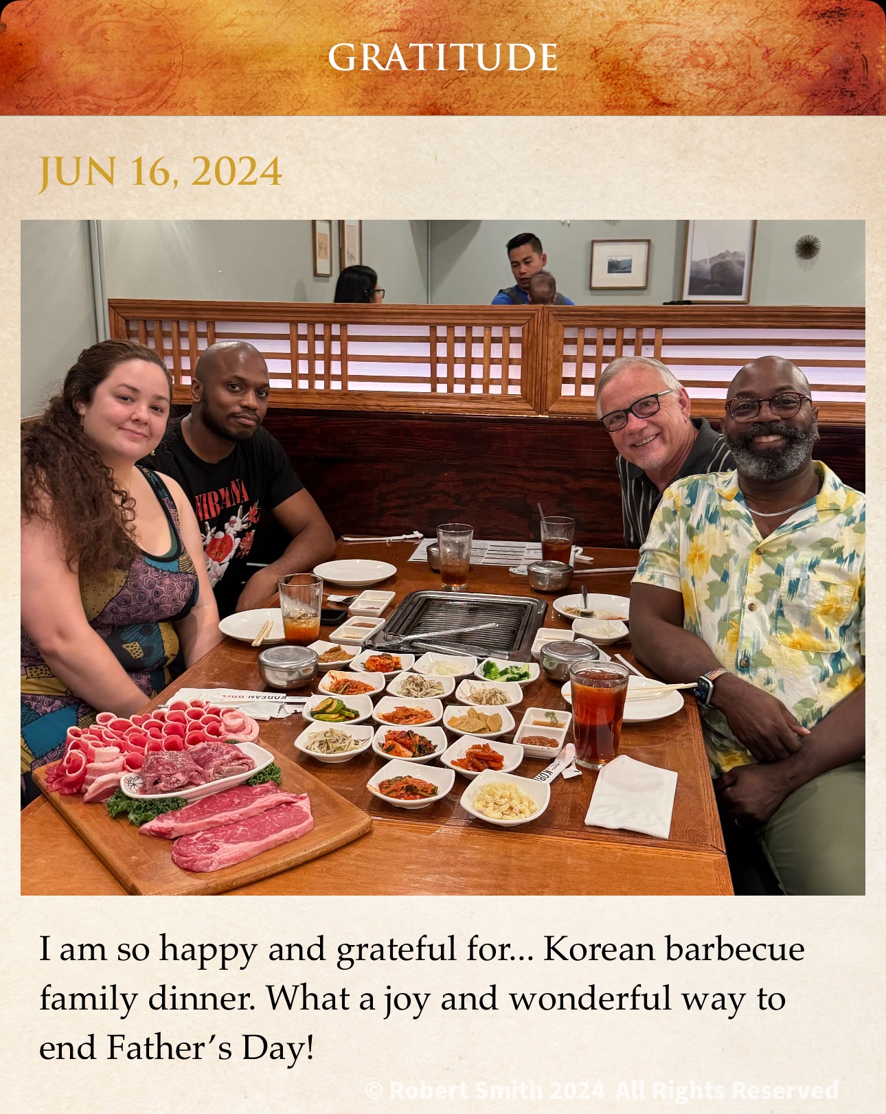 Sunday Gratitude – Quote June 16, 24
