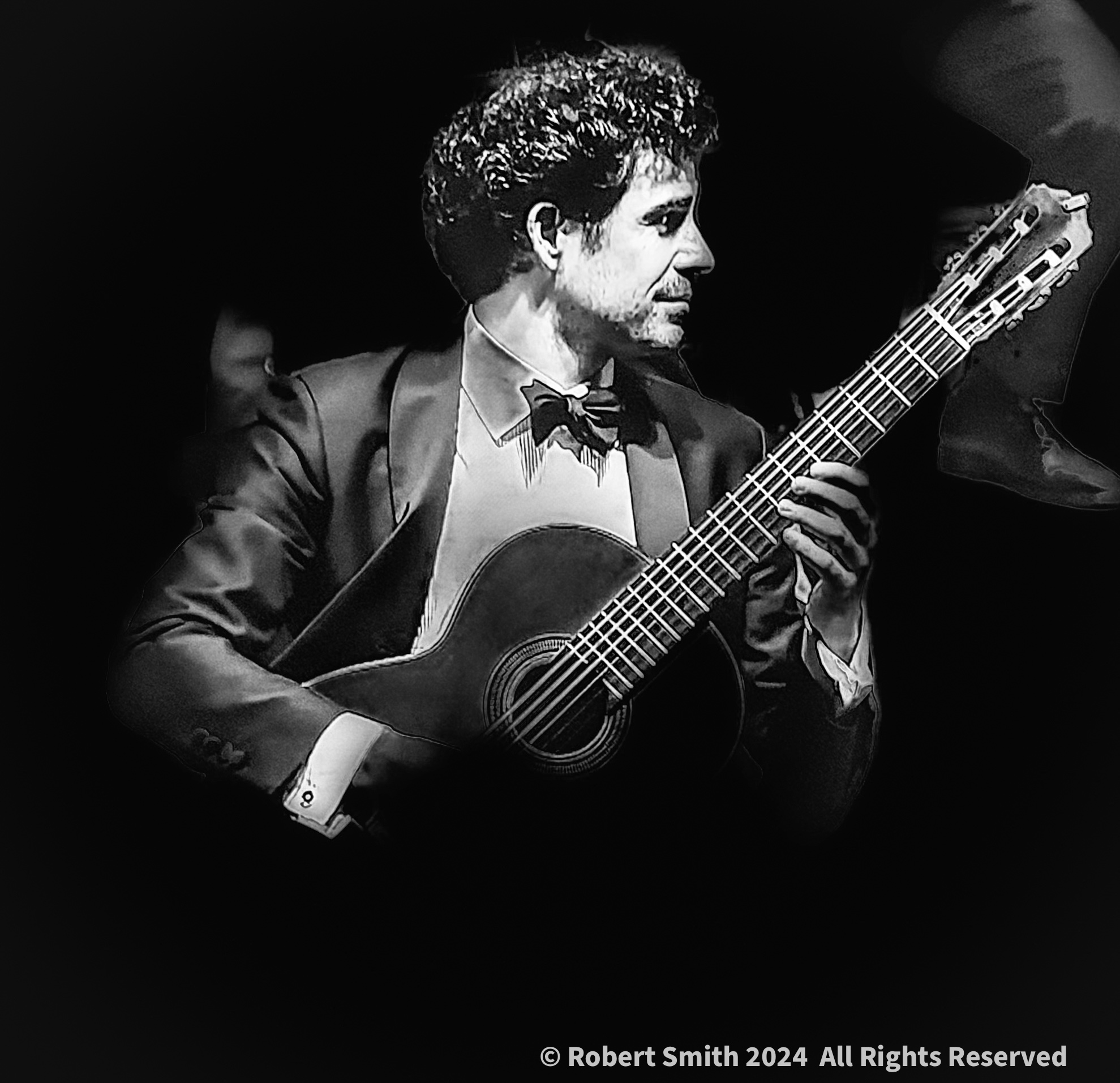 Monochrome Monday: Reflection thru Moody Music