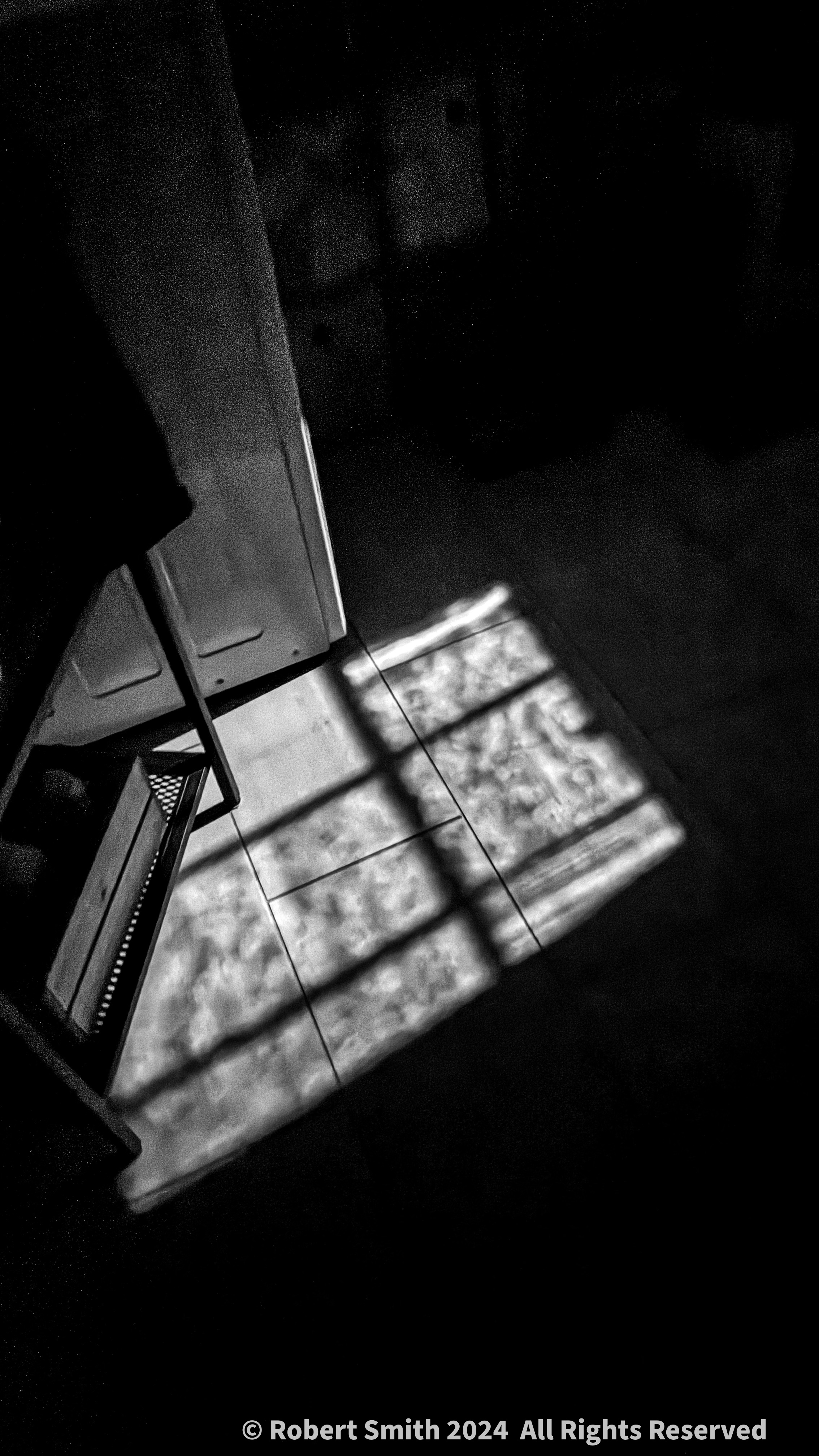 Midnight Moon Bathroom Window