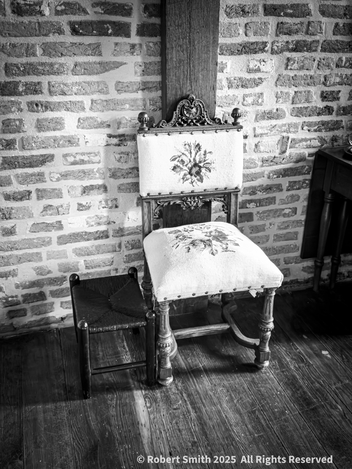 Antique Chair in Monochrome