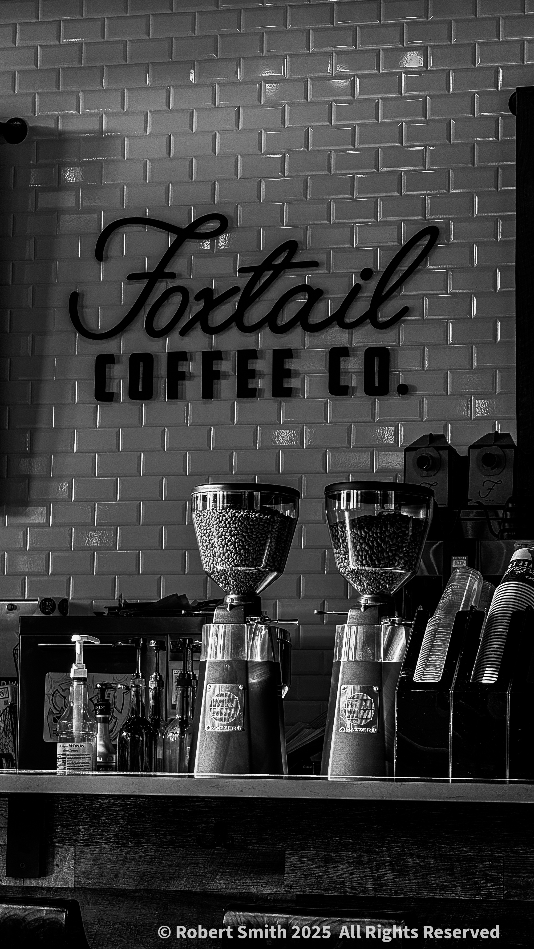 Foxtail Coffee Co in Monochrome