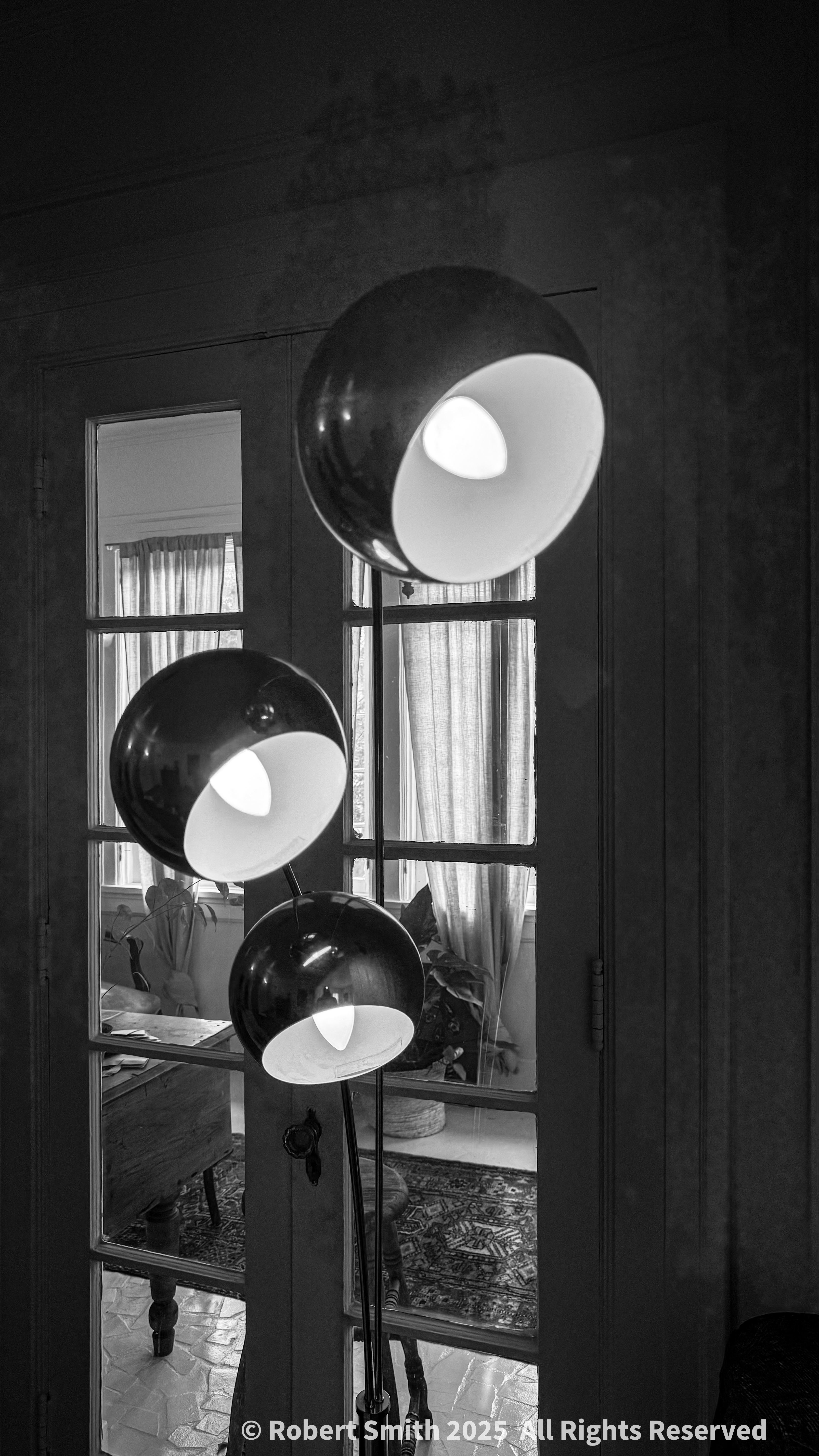 Lamp Trio in Monochrome