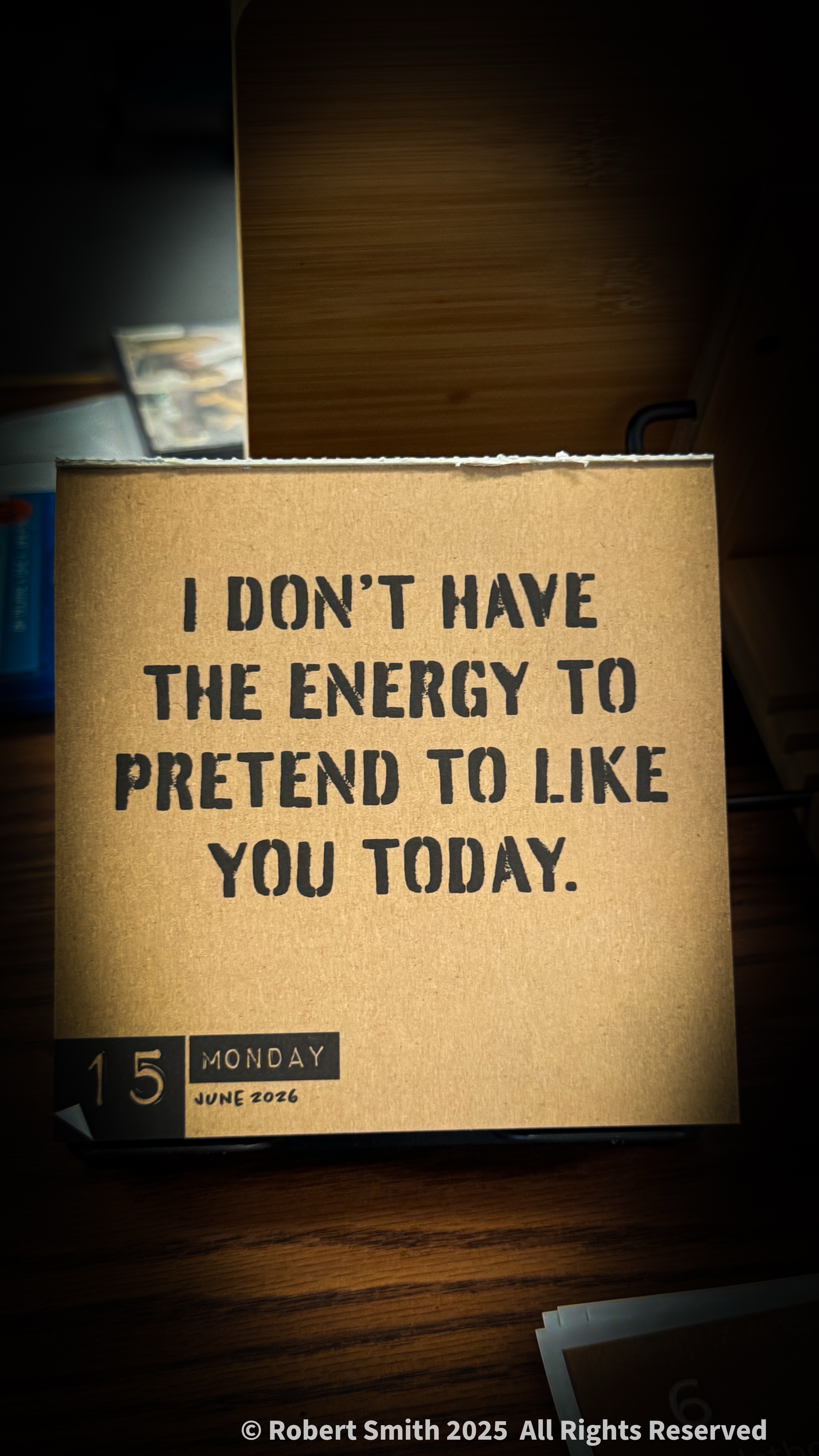 Not Today!