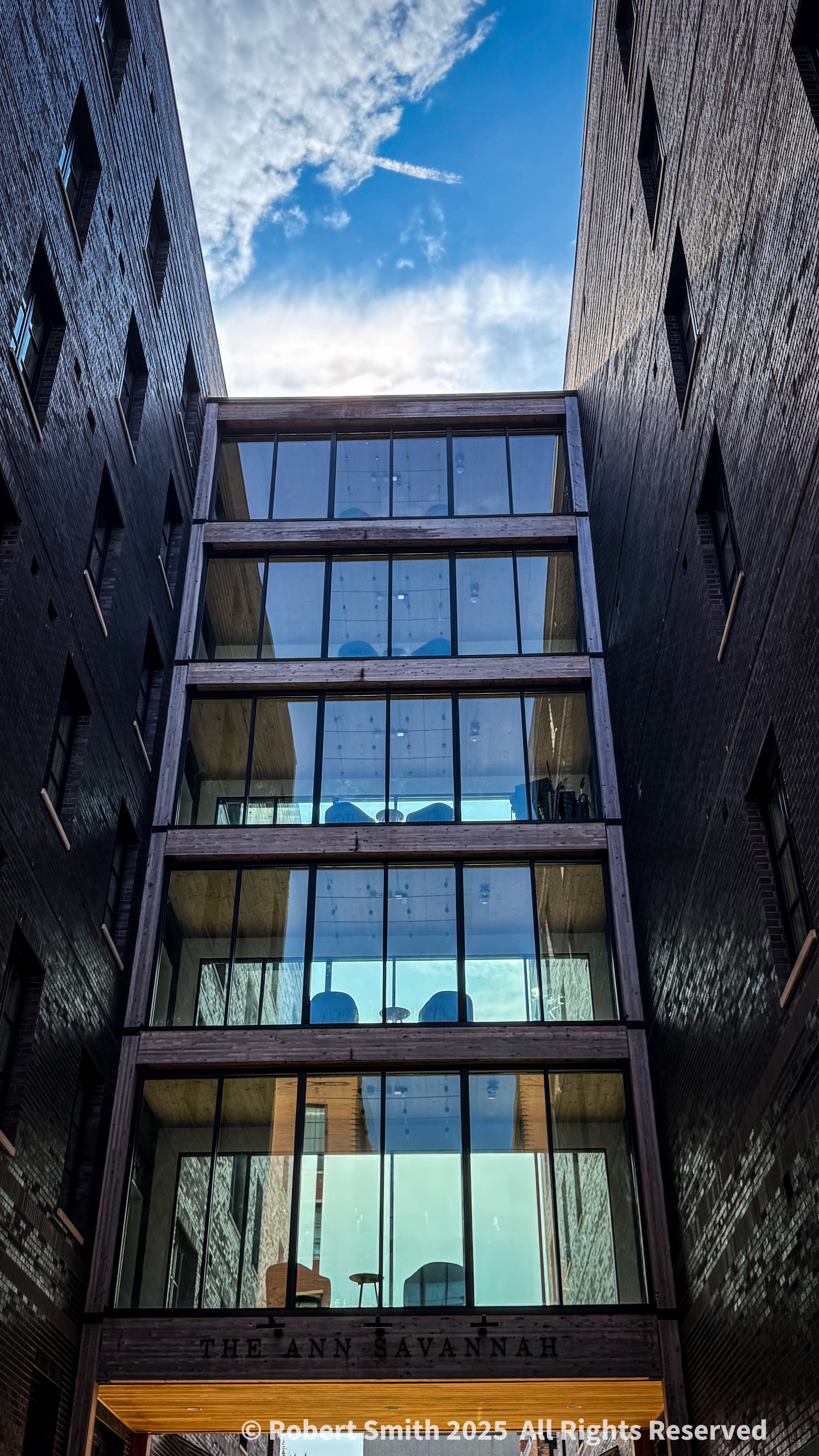Brick, Glass, Sky