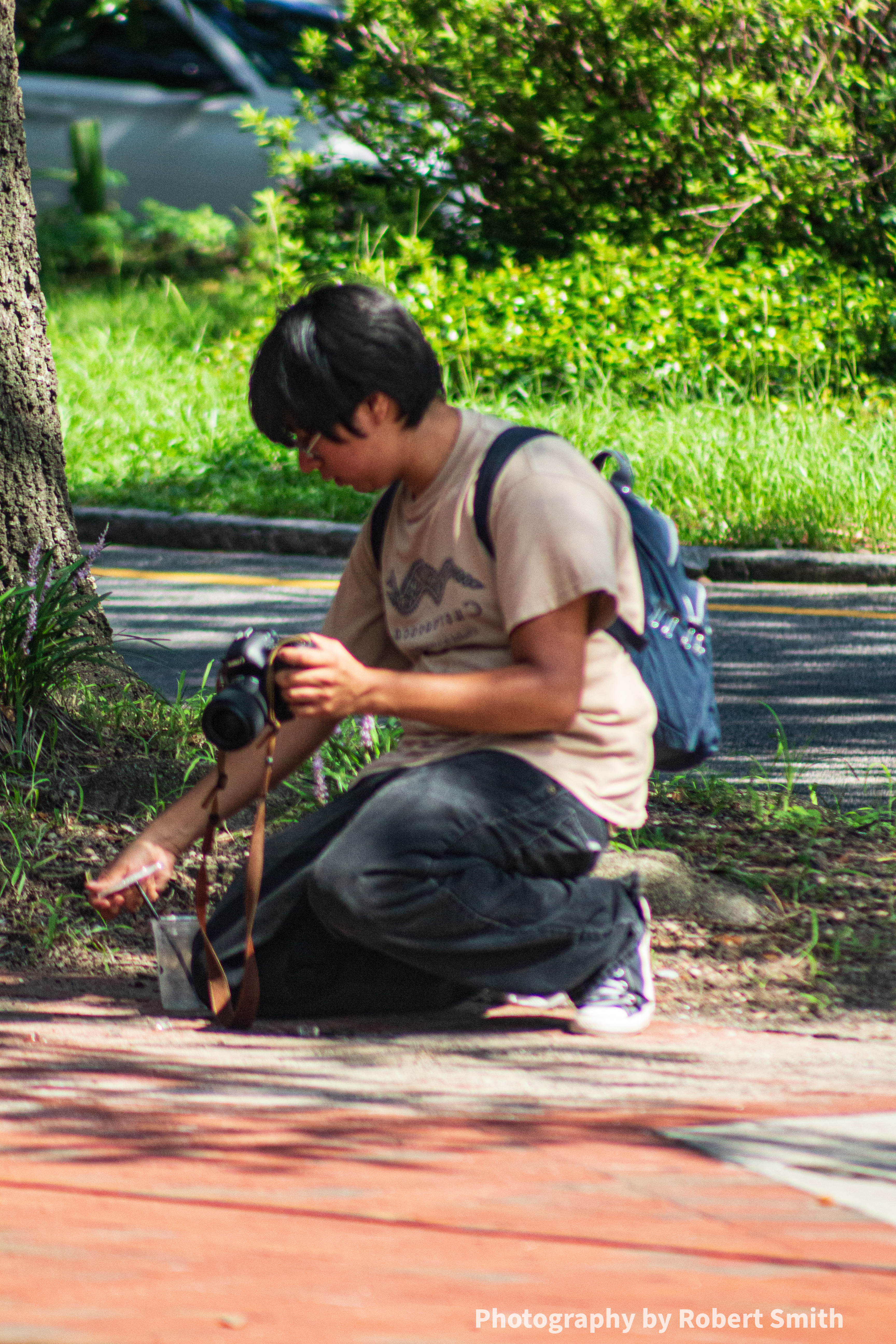 A Camera and Walking Shoes
